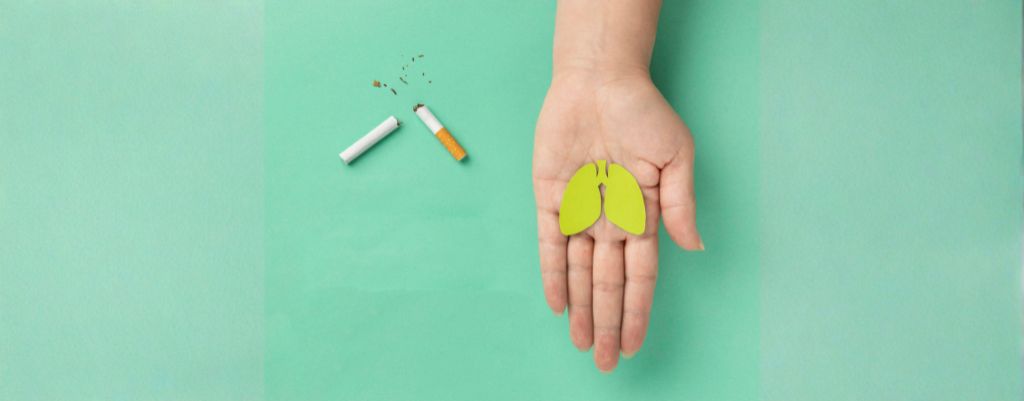 Deixar de fumar com sucesso protege os pulmões e melhora a saúde