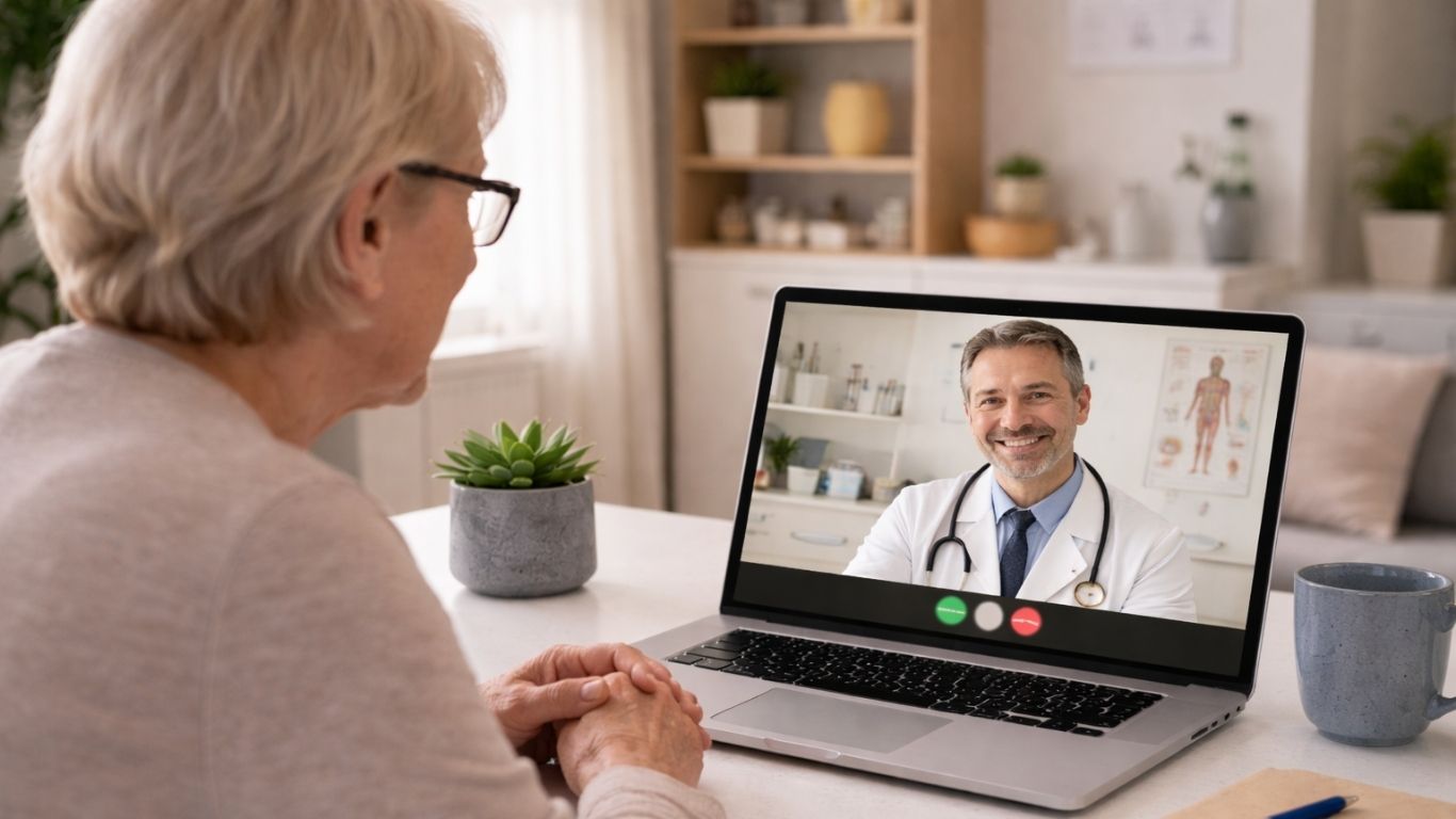 Consulta médica online para acompanhamento de crianças