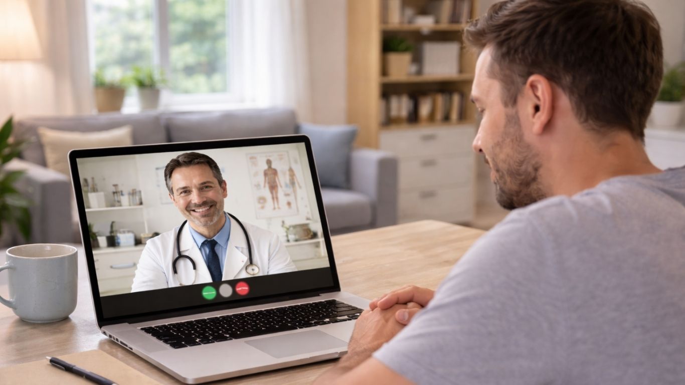 Consulta online para avaliação de enxaqueca em crianças