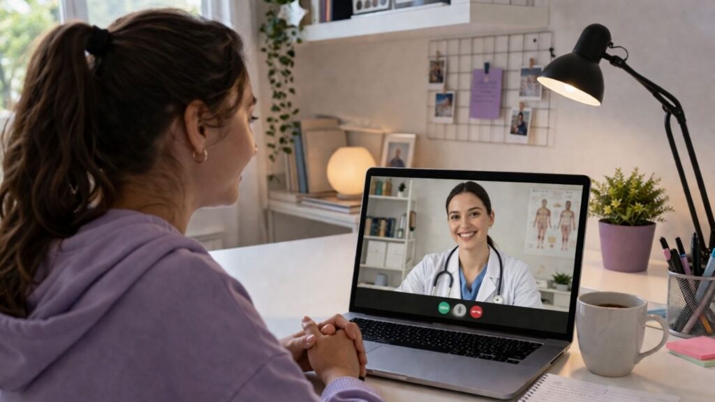 Consulta médica online para dúvidas sobre vacinas