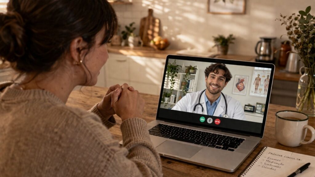 Consulta médica online sobre prevenção da malária